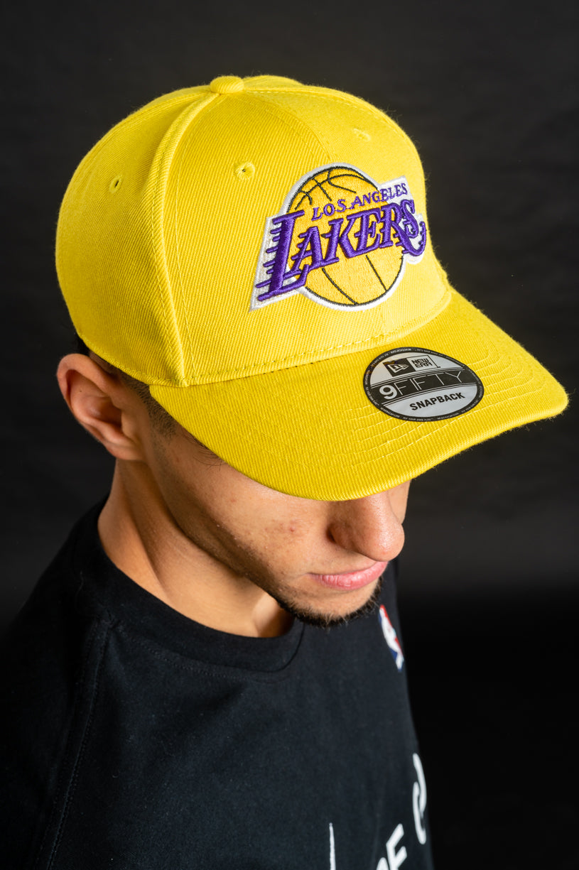 כובע Lakers צהוב
